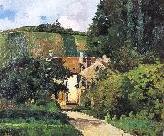 Camille Pissarro Pang plans scenery Schwarz oil